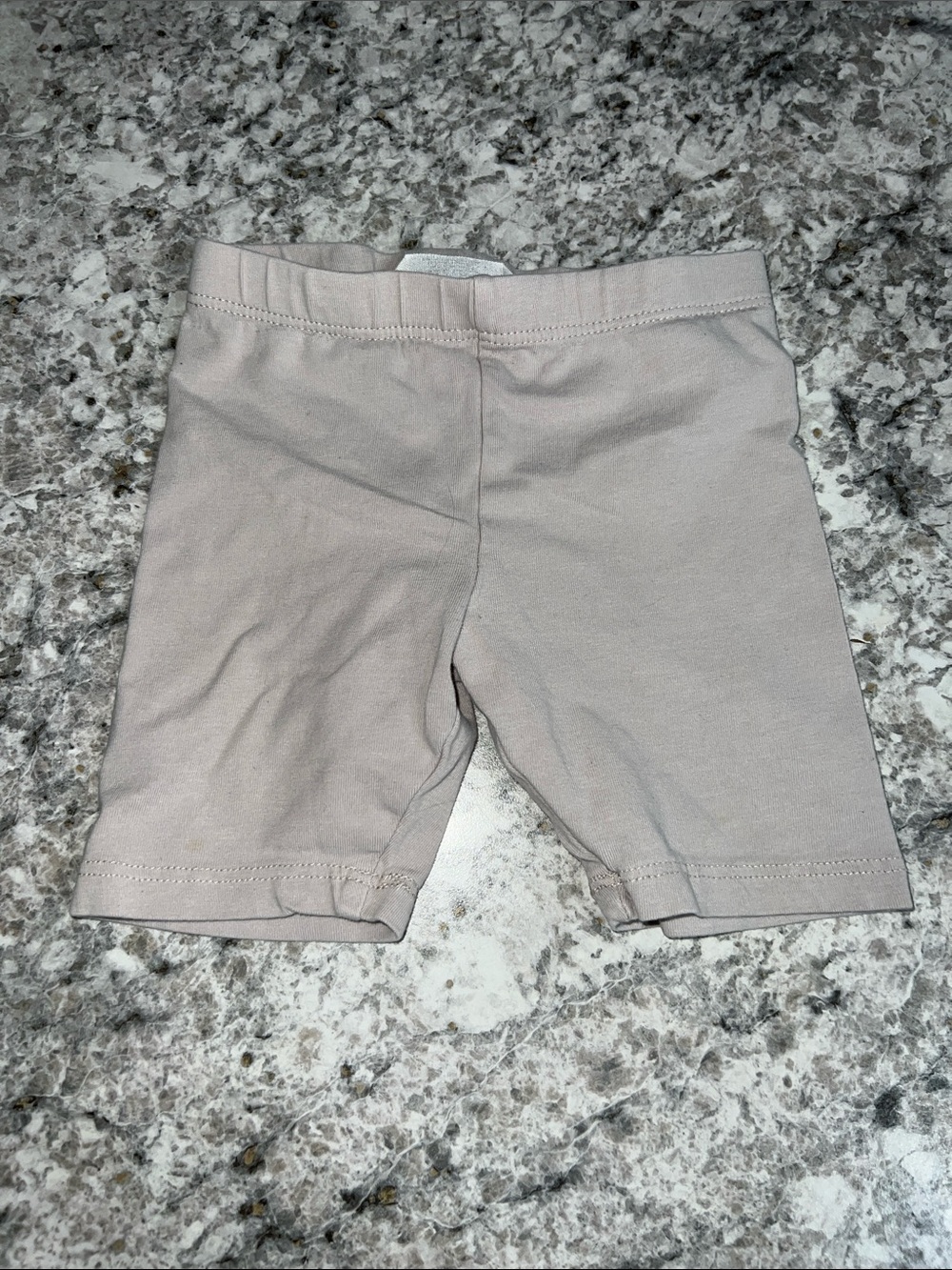 H&M Light Taupe Stretch Bike Shorts